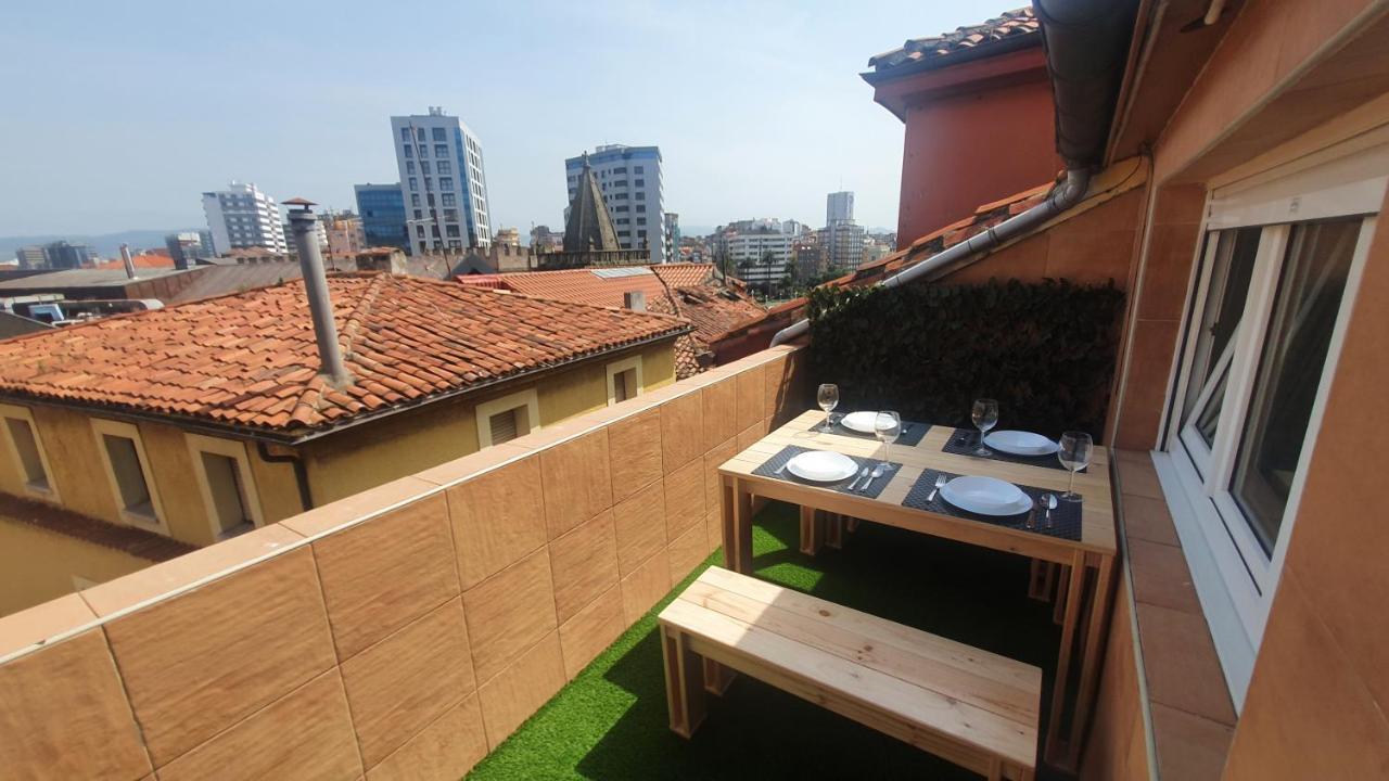 Las Terrazas De Gueeli 6 Pax Wifi - Garaje - Vistas - Vut-3391-As Gijon Exterior photo